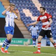 Near miss - Colchester United midfielder Cameron McGeehan rues an opportunity that got away against Doncaster Rovers