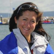 Back in action - Hannah Stodel and her sonar fleet finished fifth at the IFDS Disabled Sailing World Championships at Kinsale Yacht Club.