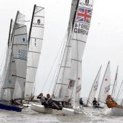 Big fleet - sailors battle it out on the water