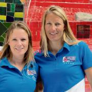 Boost - West Mersea sailor Saskia Clark (right) and Hannah Mills won gold in the women's 470 class at the World Cup Sailing Regatta in France.