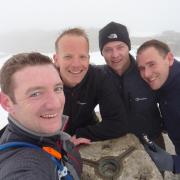 Friends at the top of Ben Nevis