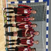 Victorious - Colchester Town Ladies under-12 hawks won their Futsol competition