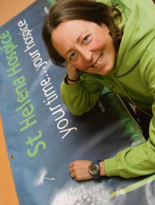 Clare Edwards, 41, from Abberton, is running for St Helena Hospice. Sponsor her at justgiving.com/clare-edwards101