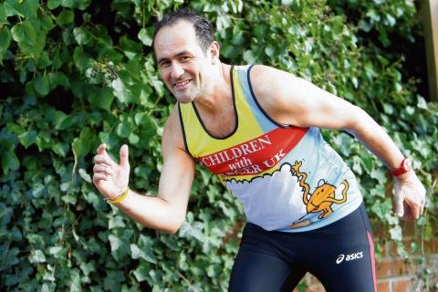 Anton Pace, 52, of Victoria Road, Colchester, is running for Children with Cancer. Sponsor him at uk.virginmoney.com/antonpace 
