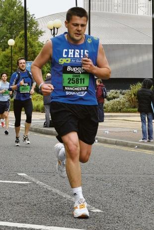 Chris Cowlin, 31, owner of Apex Publishing in Clacton, is running for Health Poverty Action. Sponsor him at justgiving.com/chriscowlinmarathon2012
