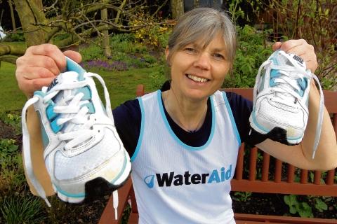 Carole Willis, of Wix Road, Great Oakley, is running for Water Aid. Sponsor her at  virginmoneygiving.com/carolewillis