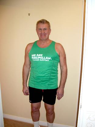 Geoffrey Lee, 68, of Main Road, St Lawrence Bay, is running for Macmillan. Sponsor him at virginmoneygiving. com/geoffreylee