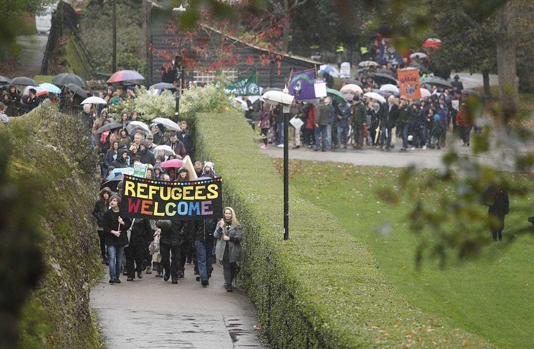 Welcome Refugee March Colchester