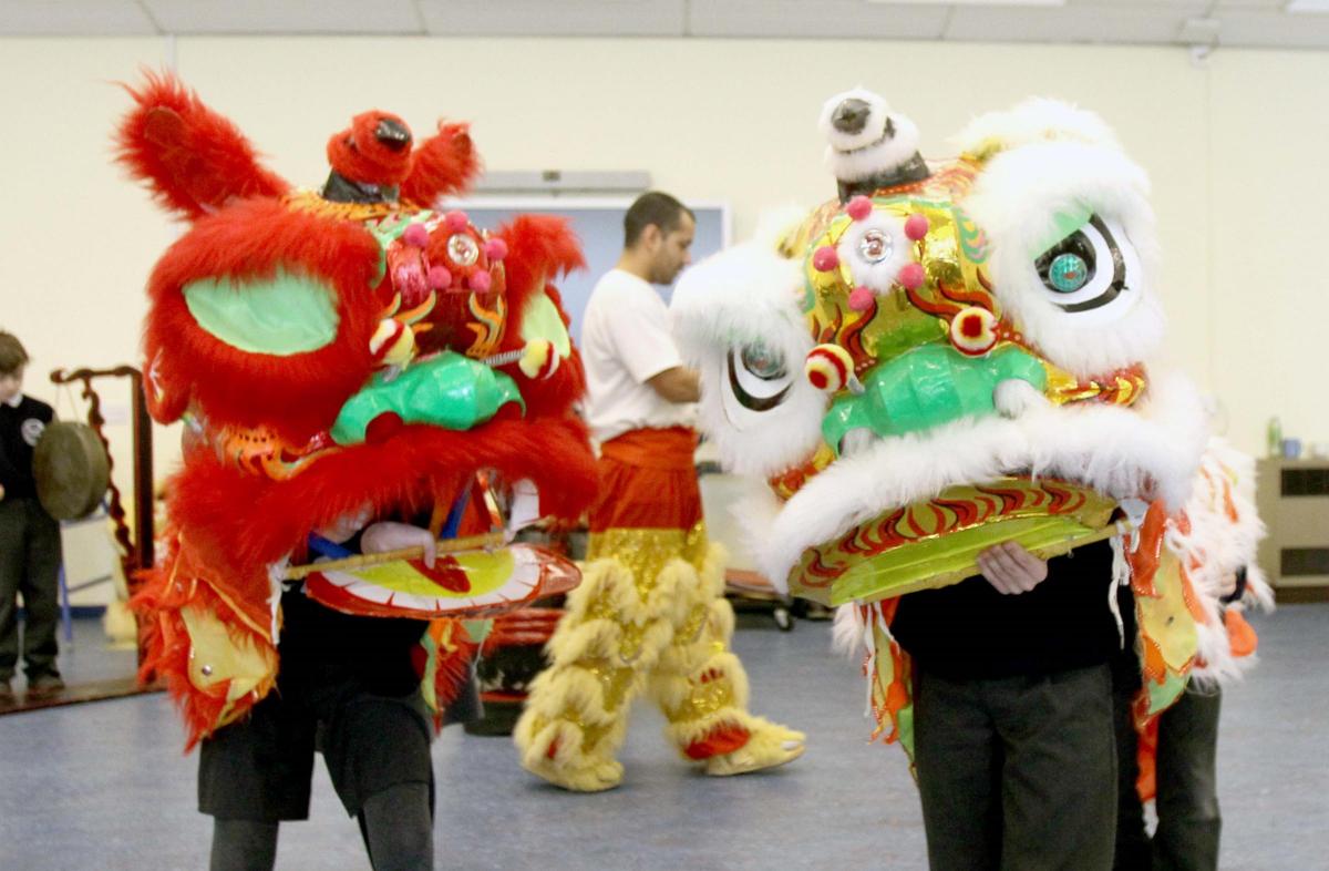 Children at Wentworth Primary School in Viking Road, Maldon, were taught the traditional Chinese dragon dance