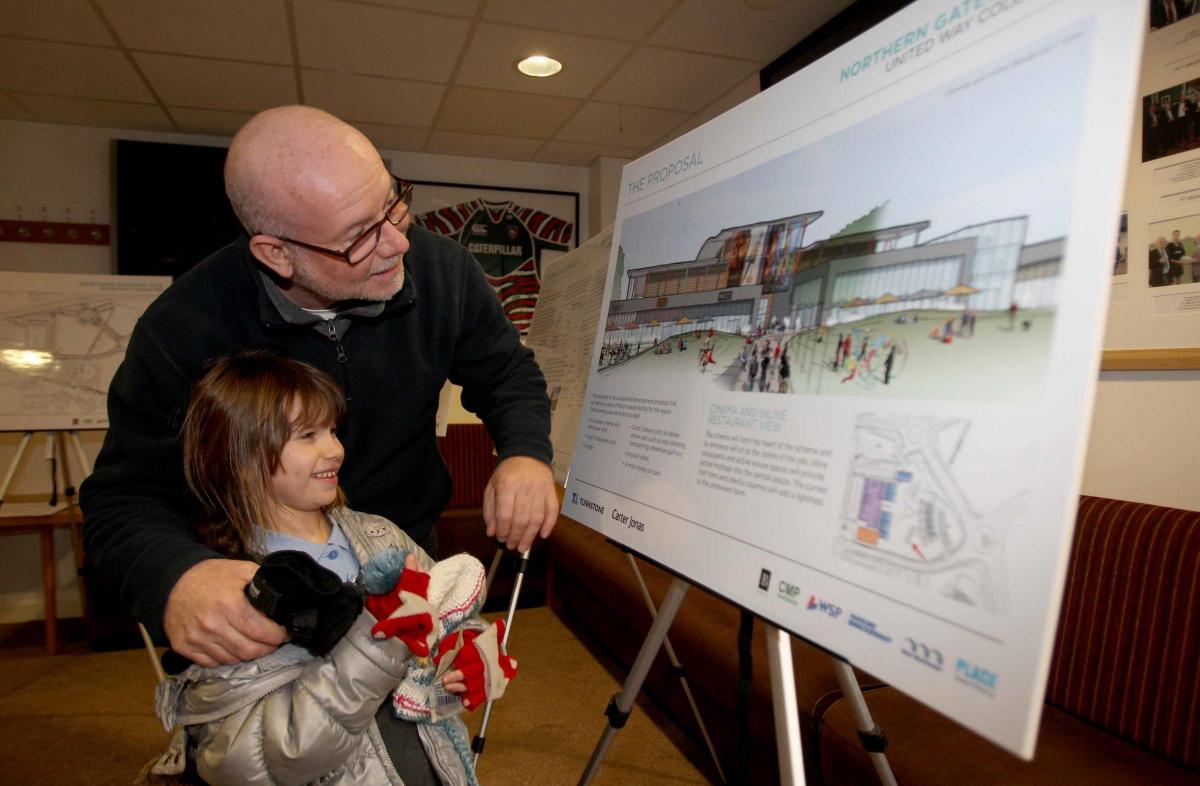 Public exhibitions were held on the development of the Northern Gateway