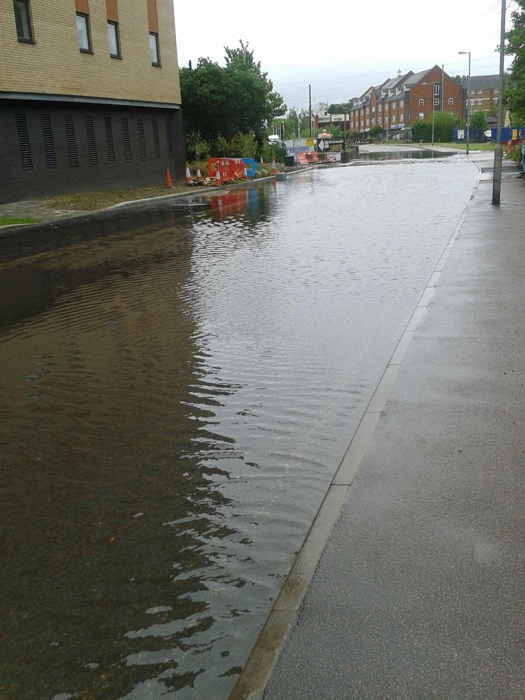 Jo Chisnall took this picture in Haven Road, which was closed off by police