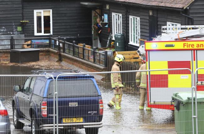 Butterfly Barns Day Nursery in Old Heath Road was struck by the floods