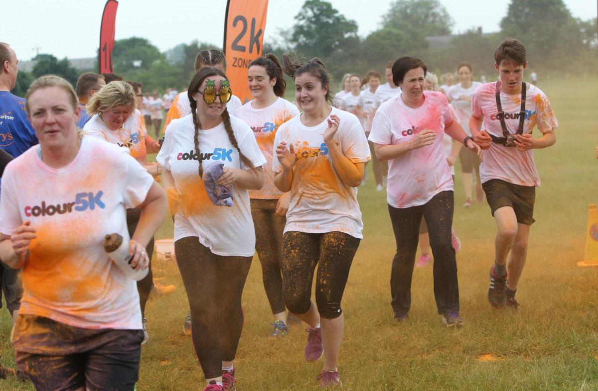 More than 400 people took part in the Colour 5k race at Ardleigh Showground on June 4 2016