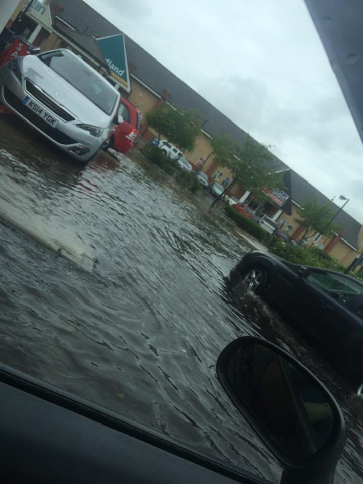 Matalan car park. Picture by Becky Catanach