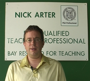 Nick Arter, golf professional at Lexden Wood Golf Club