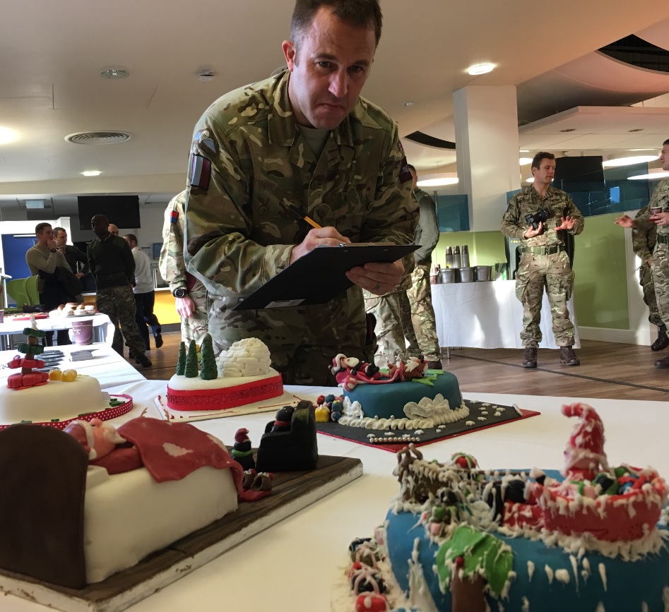 Colchester’s Army chefs cook up a storm in Christmas cake bake off