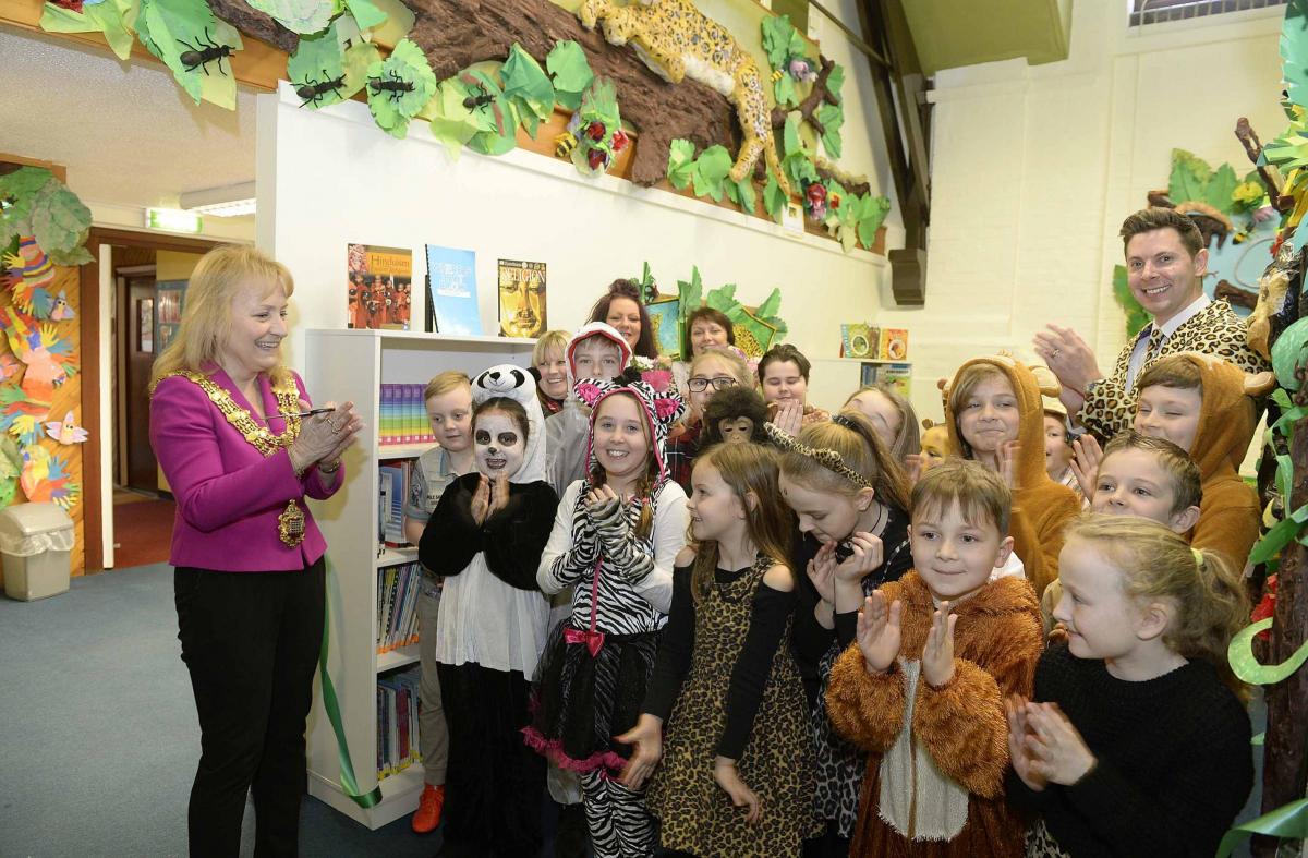 All Saints Sch Library opens