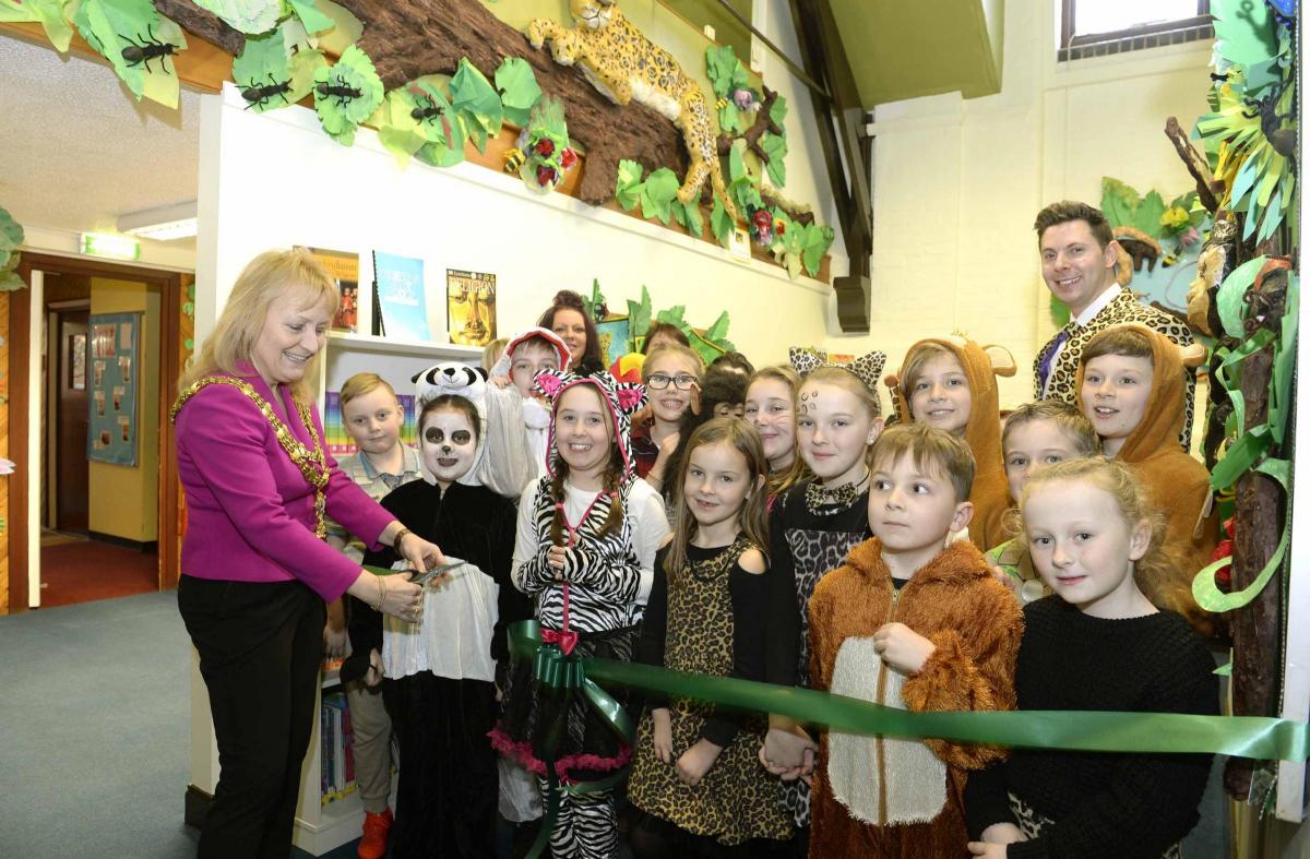 All Saints Sch Library opens