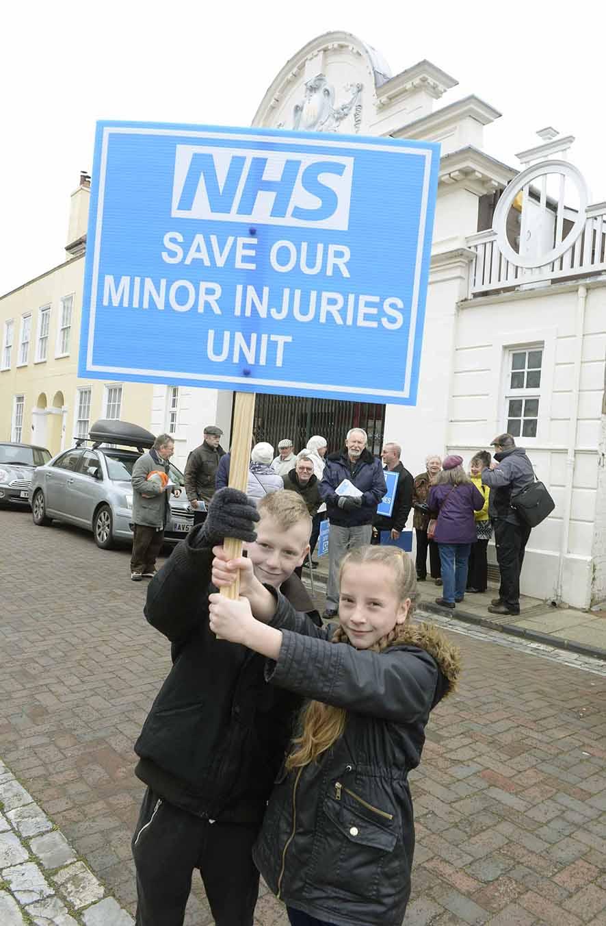 Minor Injuries Protest