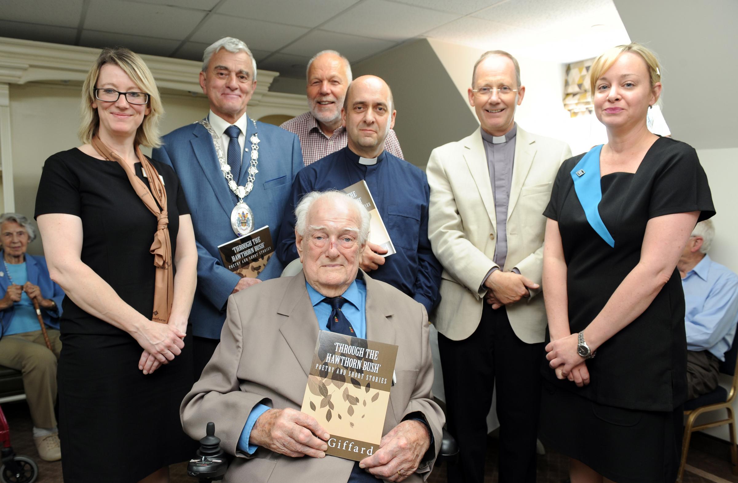 Poetic pensioner's homeless charity book launch hailed a huge success
