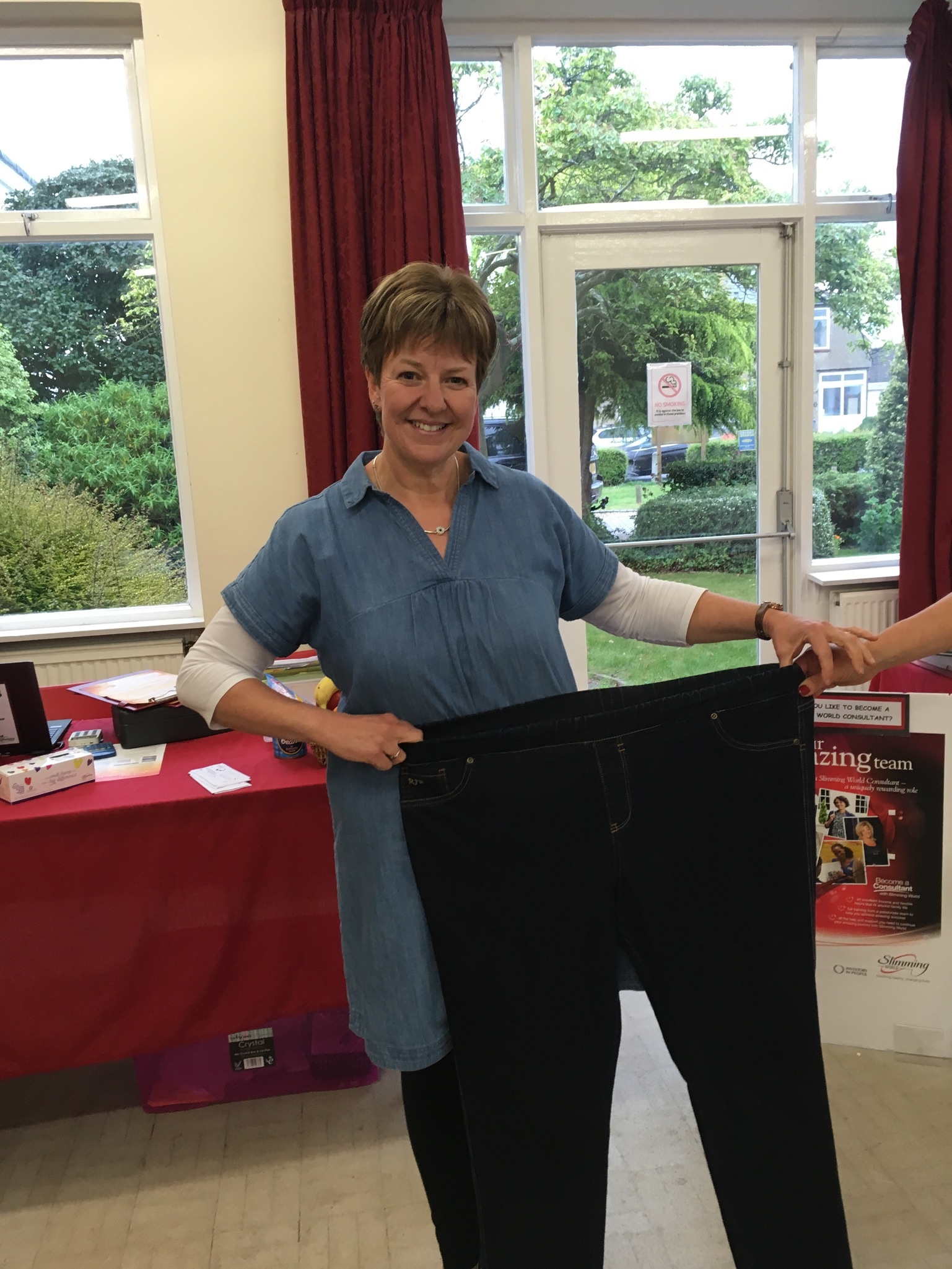 'We slimmed down for Cancer Research'
