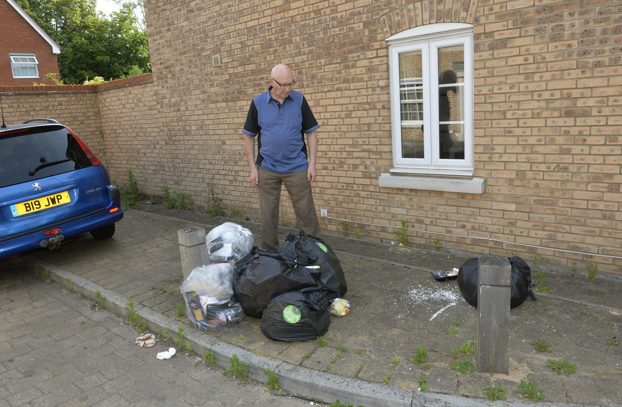 'Look at this mess' - resident's fury as black bags are left in street