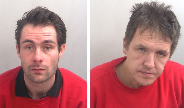 Two men sentenced for a post office robbery which left petrified female victims with 'substantial psychological harm'