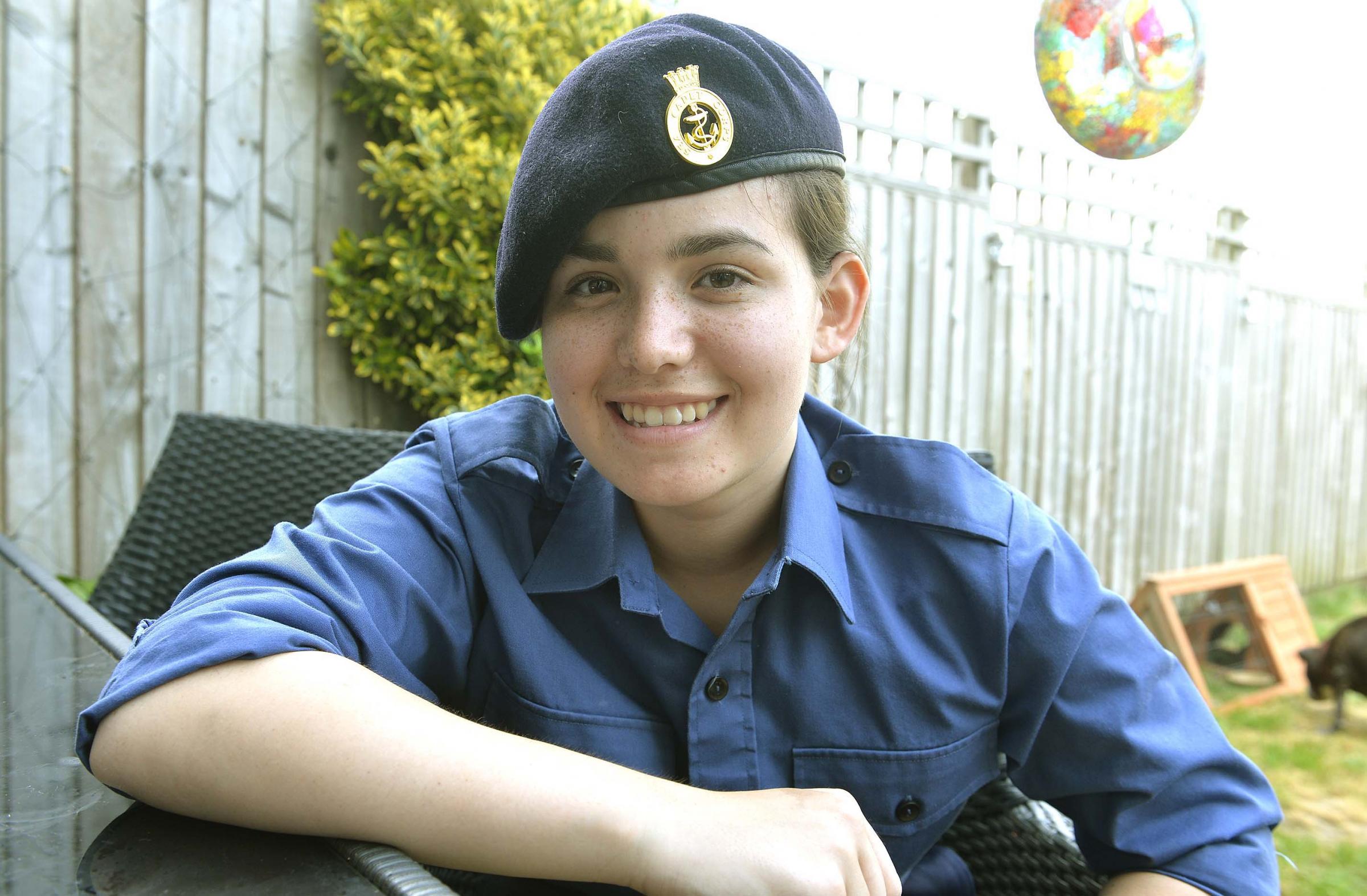 Cadet saves choking girl  thanks to first aid training