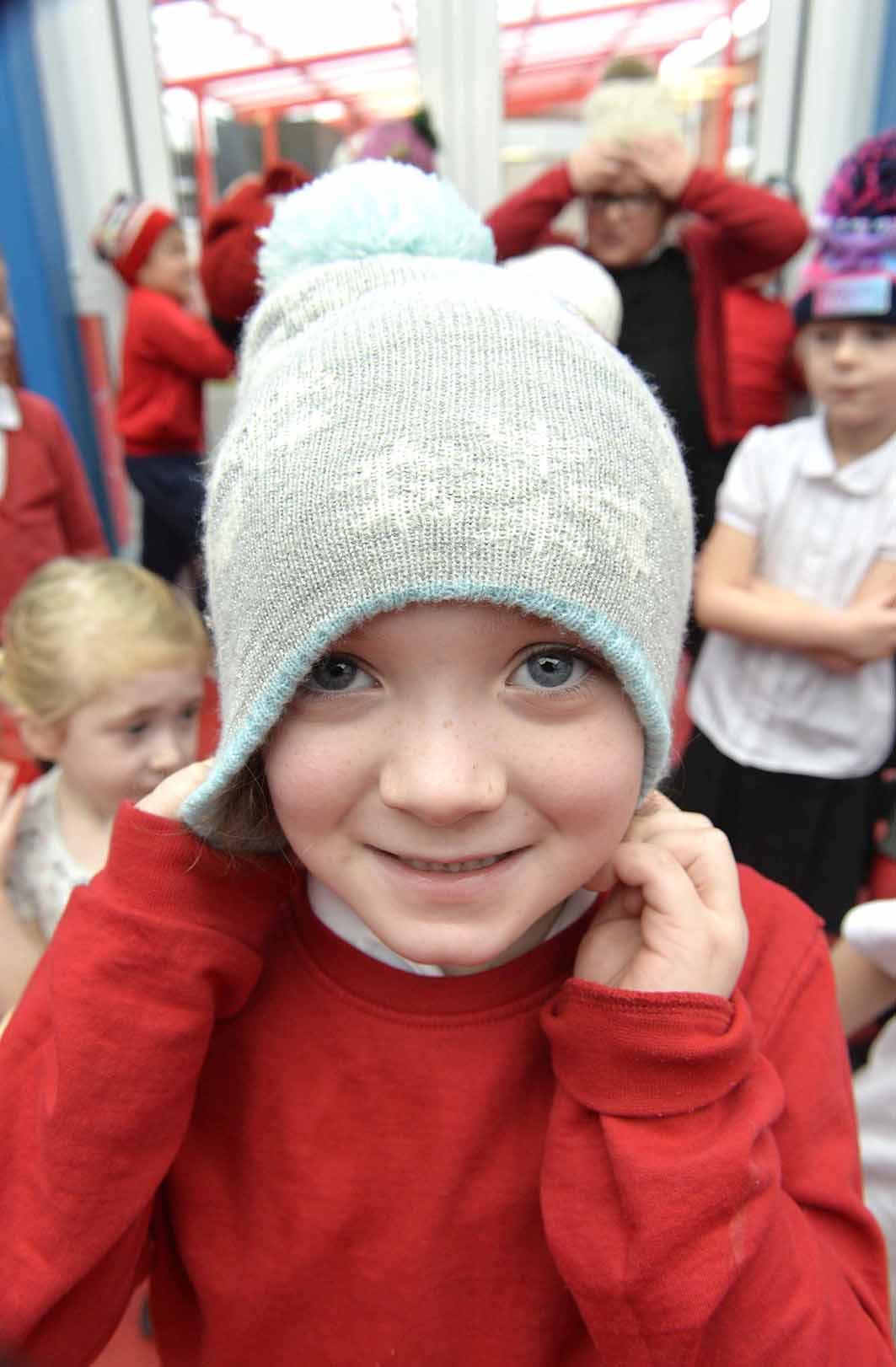 Wooly Hats Day at Oakwood Sch