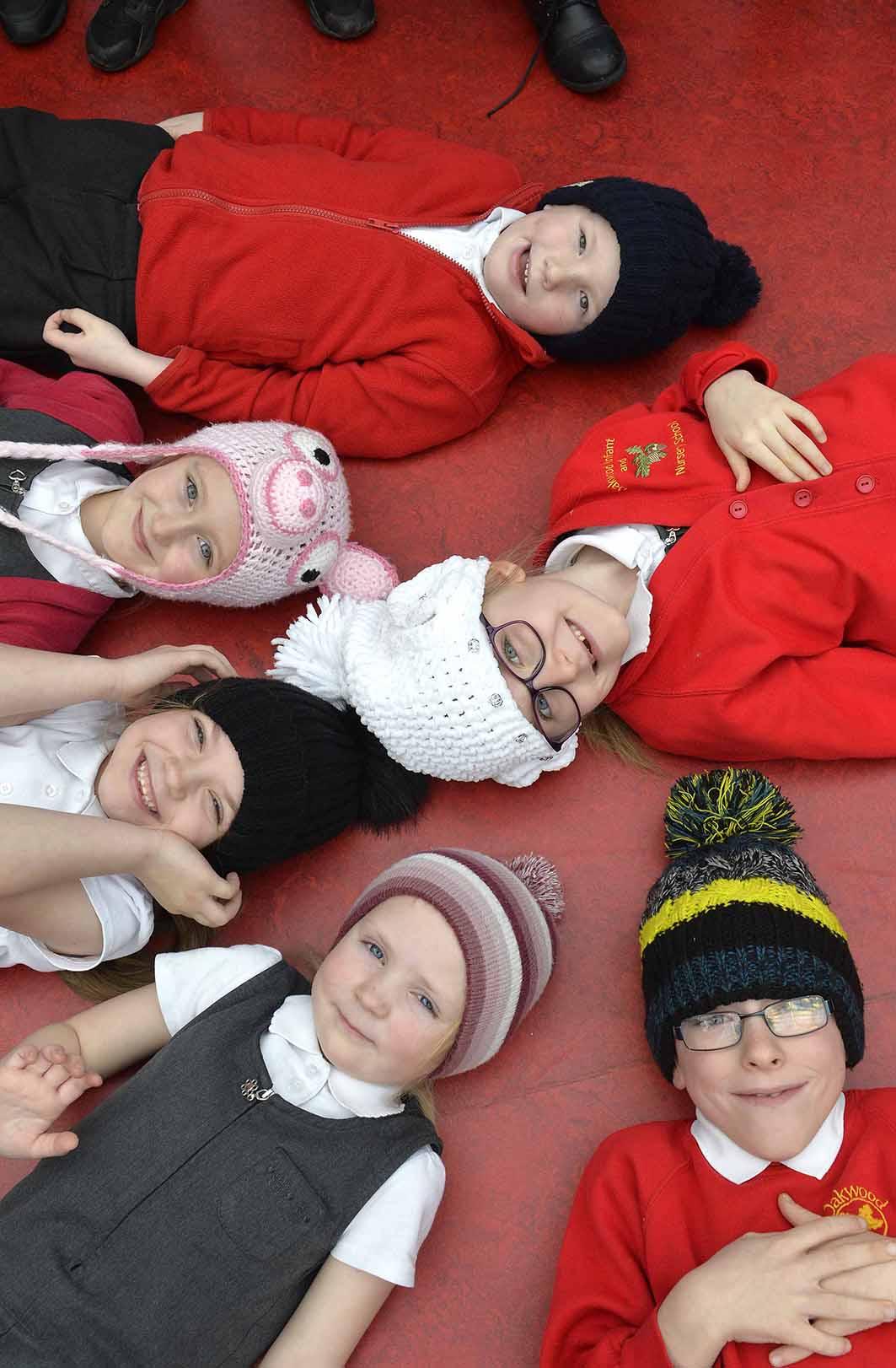 Wooly Hats Day at Oakwood Sch