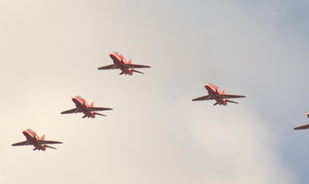 RAF Flypast over Colchester 