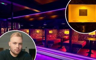 Launch - There will be an opening night for the Silk Road Lounge and Cocktail Bar's new 'house room' where DJ Larasynth (Left inset) will peform, (Right inset) a service button in the 'luxury' space