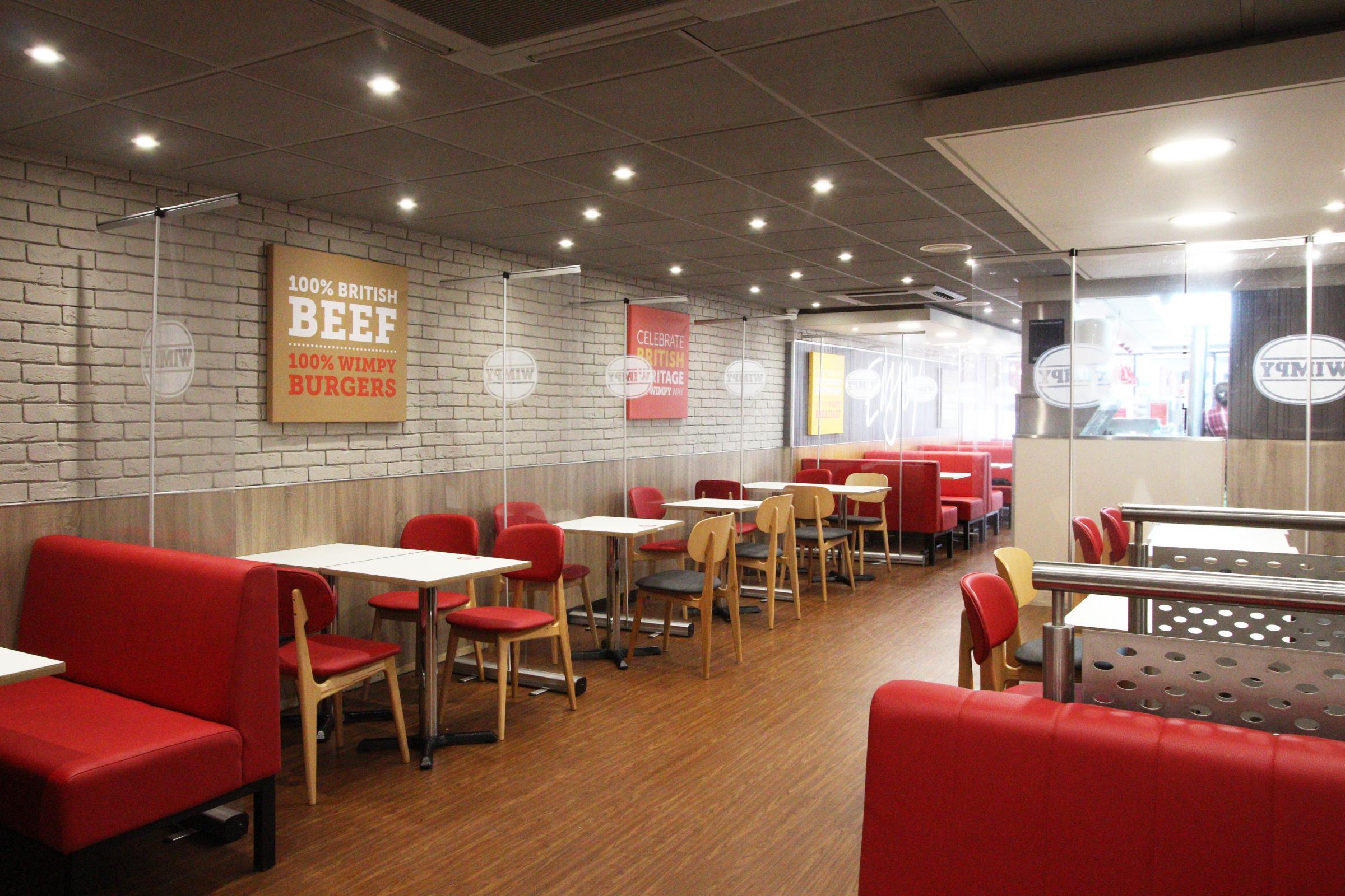 The new look Colchester Wimpy restaurant