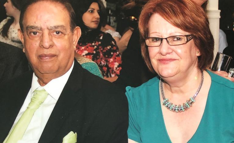 Karamat Ullah Mirza and his wife Estelle