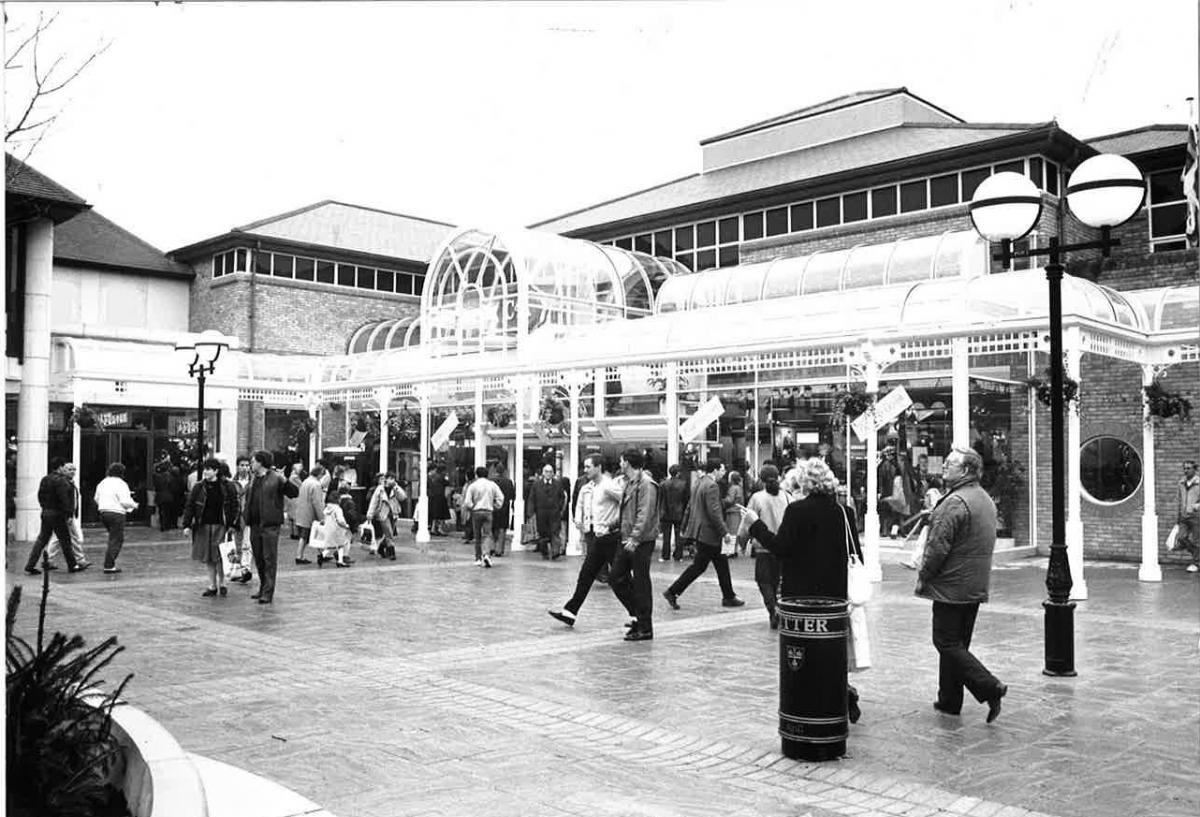 Culver Square in November 1987