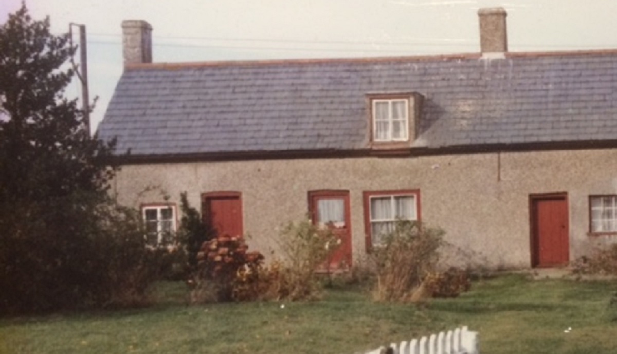 Family connection - Rose Cottage, in Goose Green, Wix. This is where Miss Sharpes grandparents, Billy and Nell Turner, lived from the 1930s until 1985. According to her grandparents, the cottage was formerly an inn called The Donkey and Buskins and it w