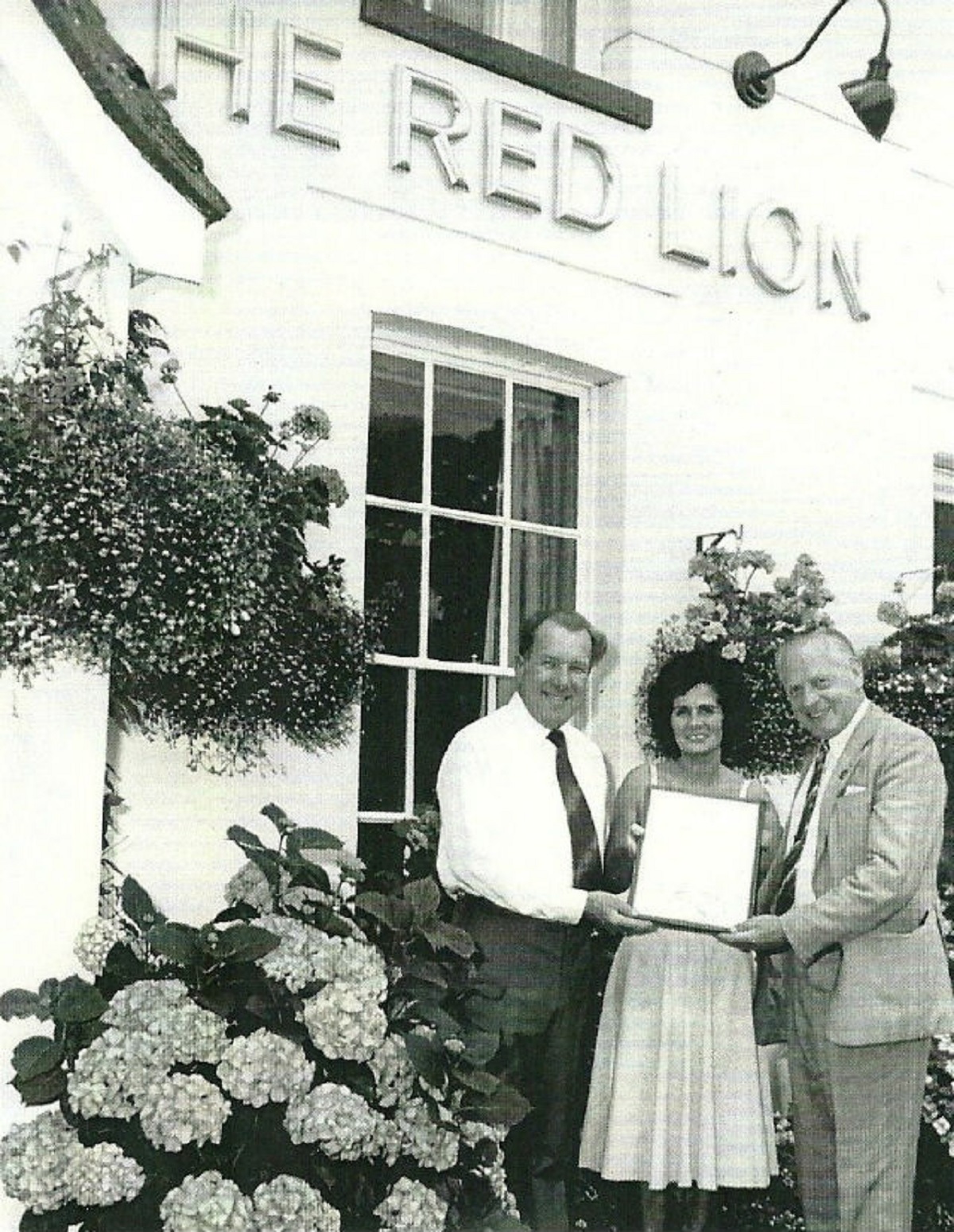 Roar of approval - The Red Lion was situated on The Green, in Great Bentley. This pub closed in 1996
