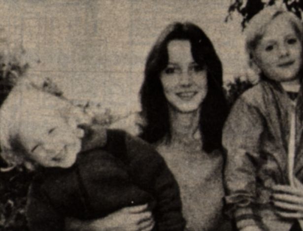 Sheila Caffell with her sons