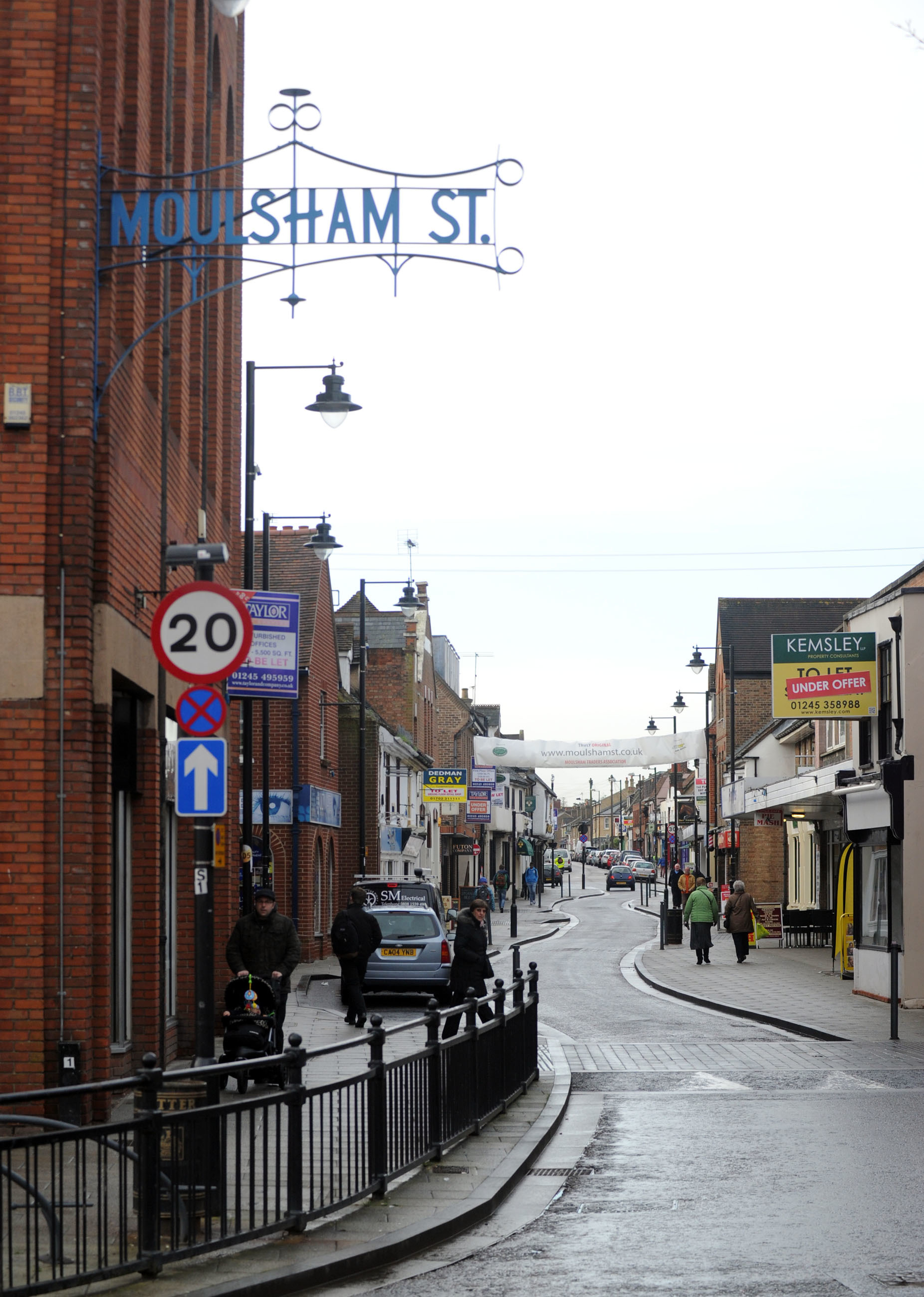 Moulsham Street.GVs around Chelmsford.Picture: Paul Watson. Date 27.01.2014 Copyright: The Echo..
