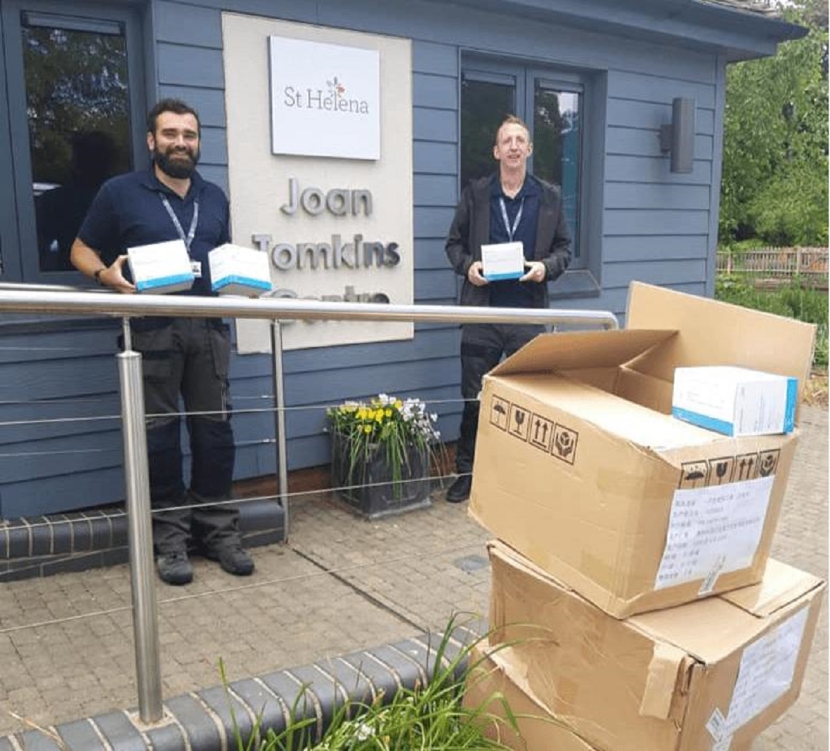 Much needed - masks were provided to our local care network after the Anti-Loo Roll Brigade ran an appeal with St Helena Hospice
