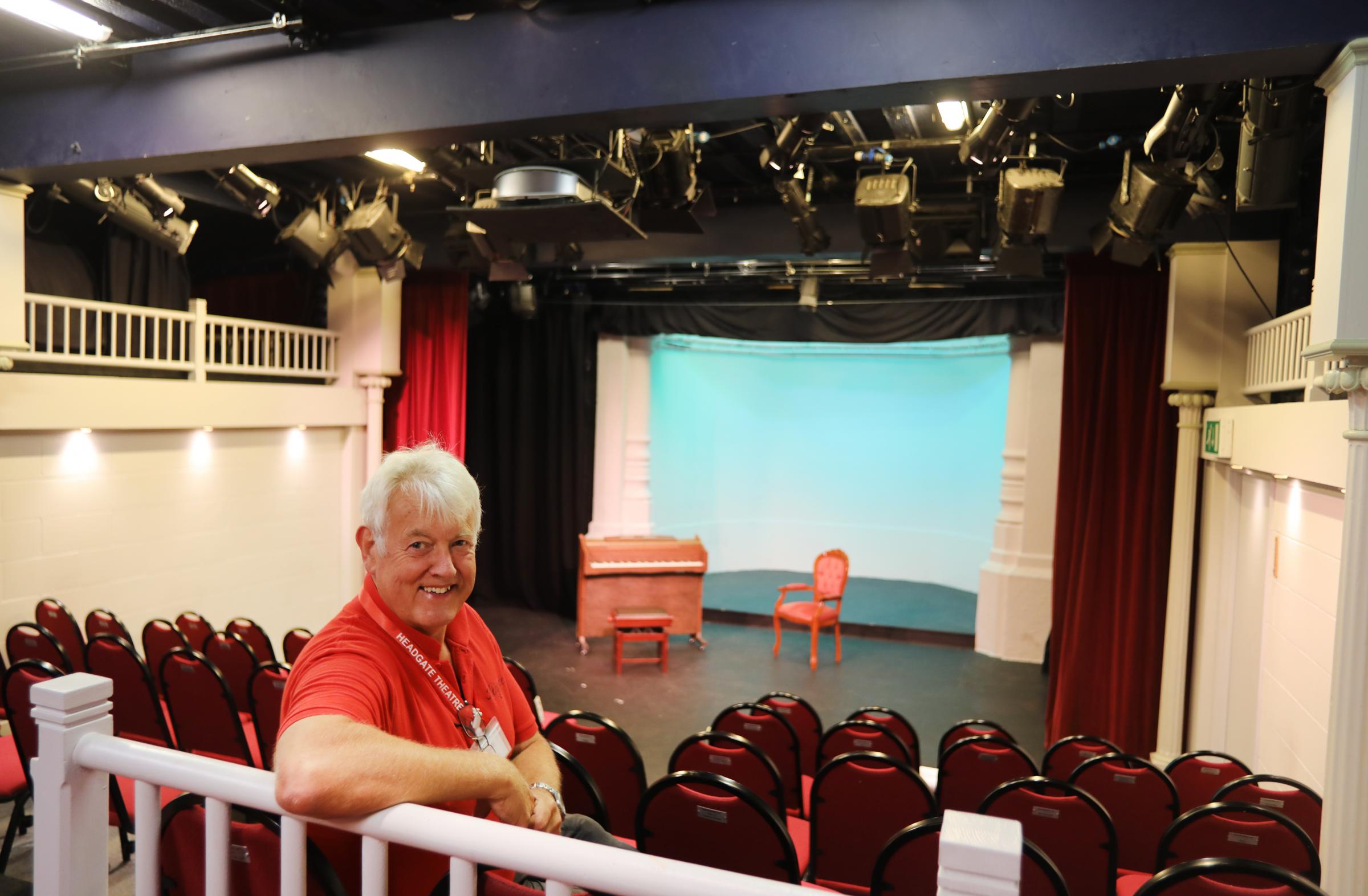 Reopening - Dave King inside the Headgate Theatre