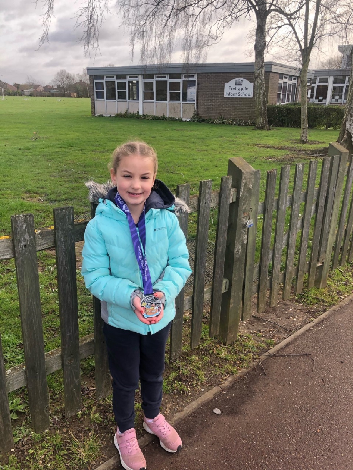 Putting her best foot forward - Prettygate Junior School pupil Phoebe Hogg