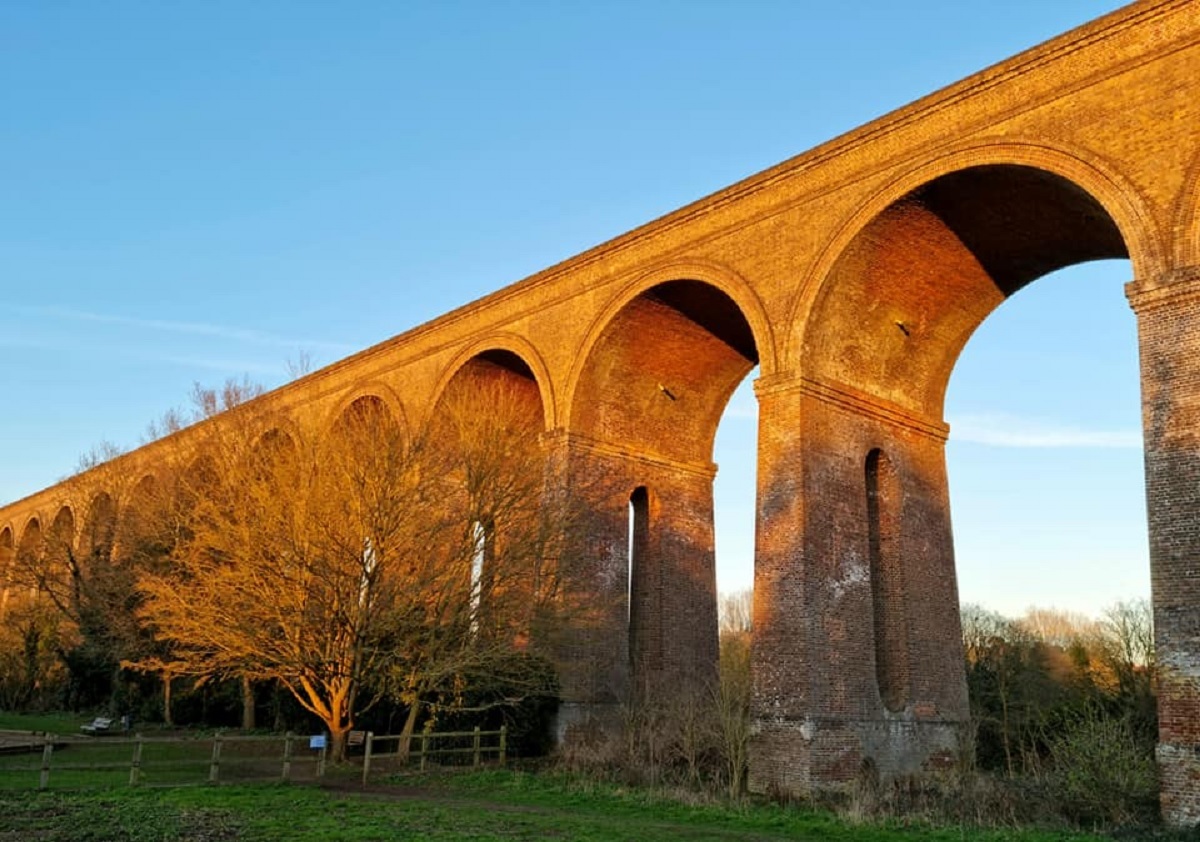 Bridging the gap - Simon Hoskin took this striking picture of the Chappel Viaduct