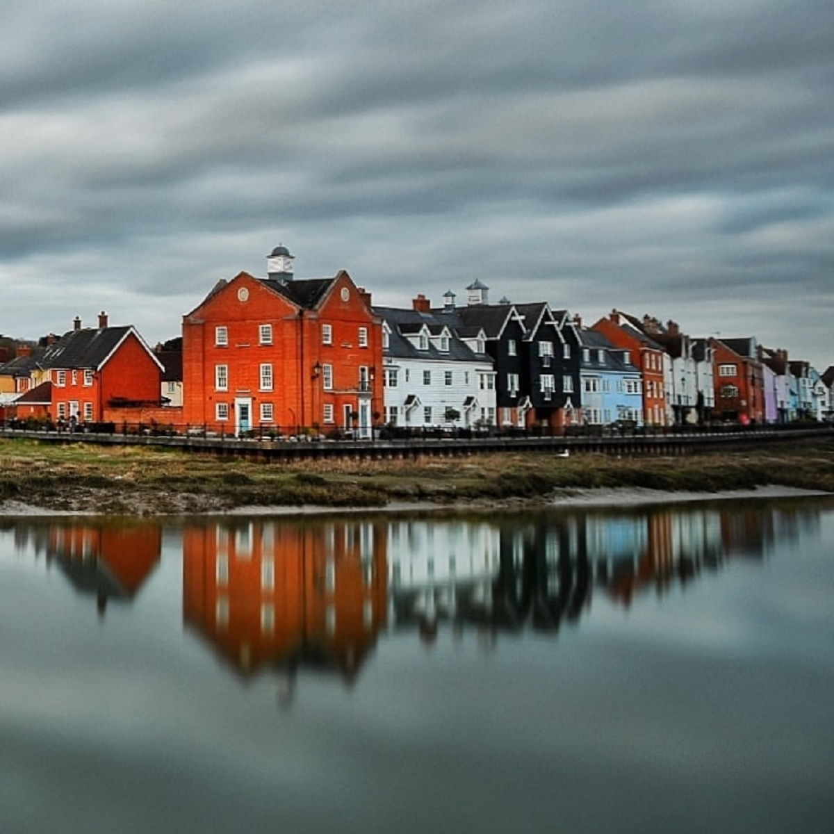 Mirror image - Tomasz Zareba took this eye-catching picture in Wivenhoe