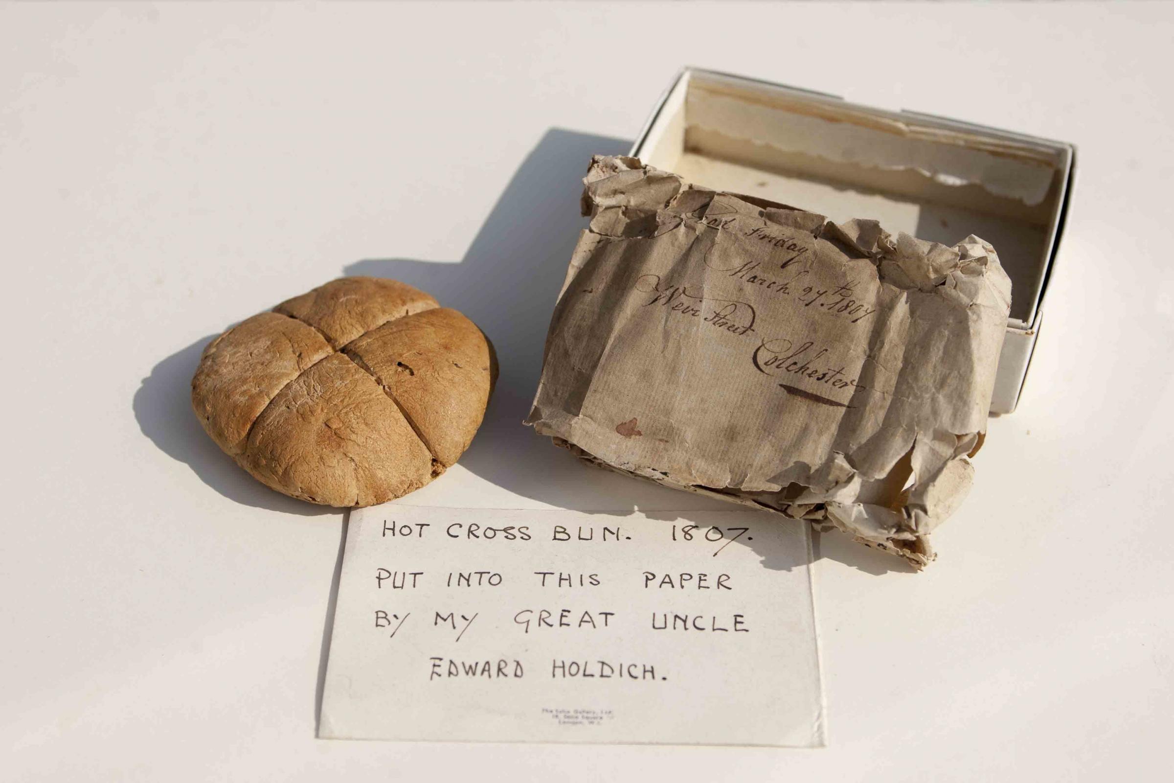 MYSTERY. The oldest hot cross bun in the world? the evidence
