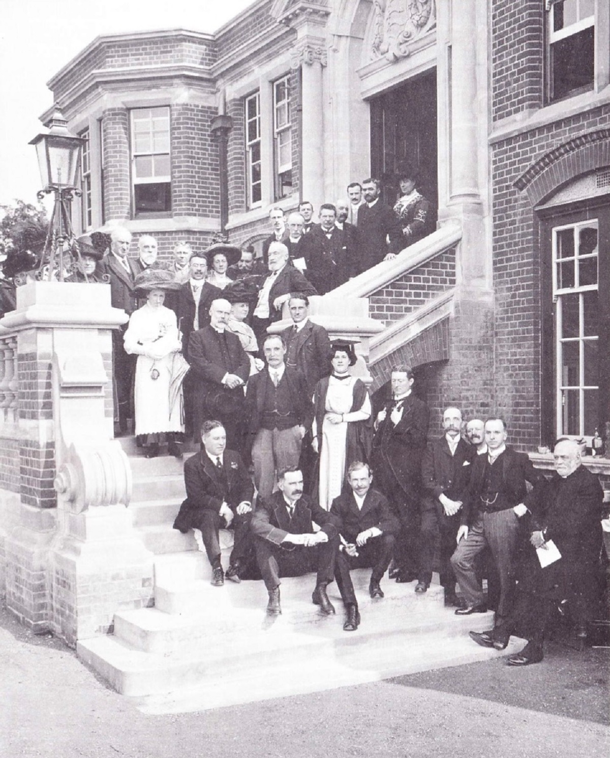 Back to the start - staff at the opening of the school building in 1912