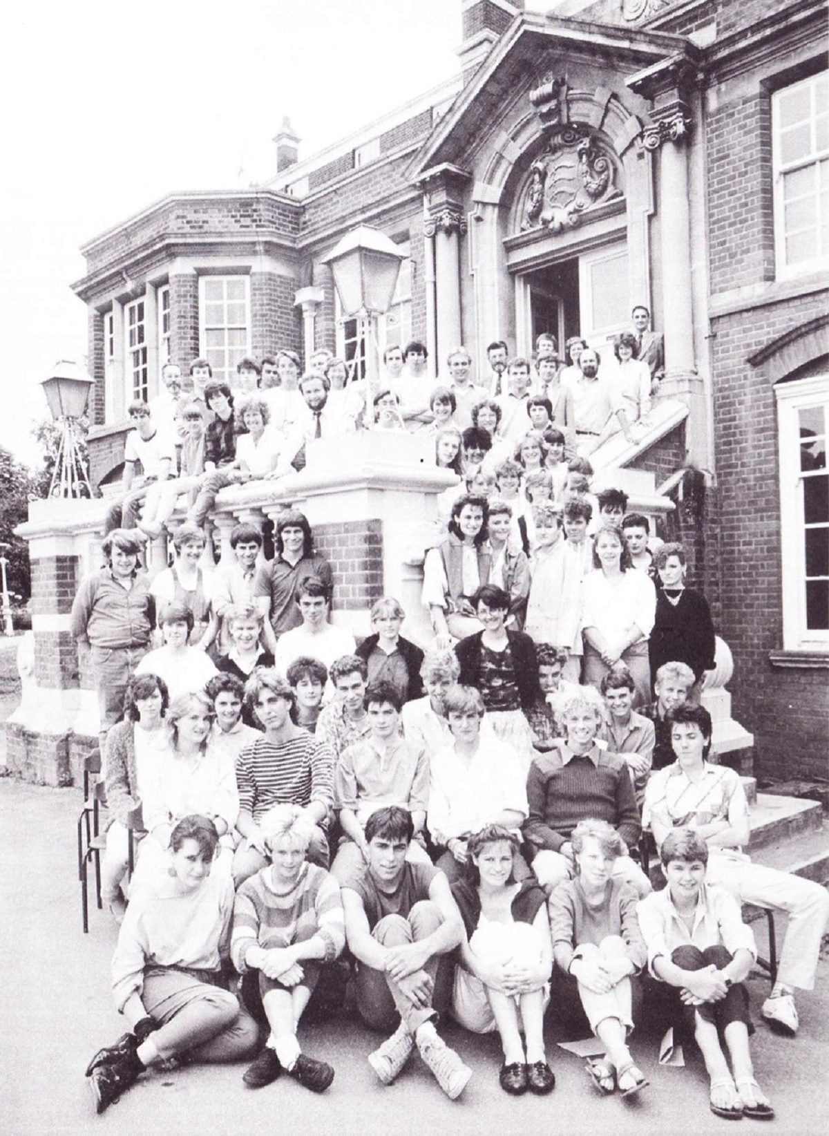 End of an era - the last Gilberd pupils at North Hill, in July 1985