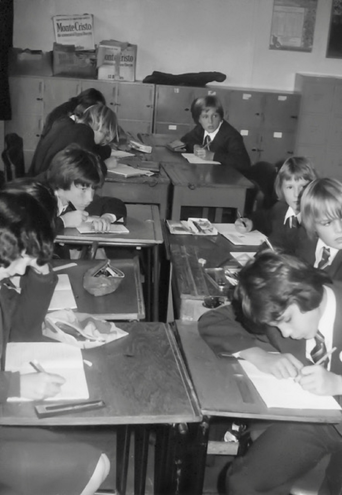 Beavering away - students hard at work in the late 1970s