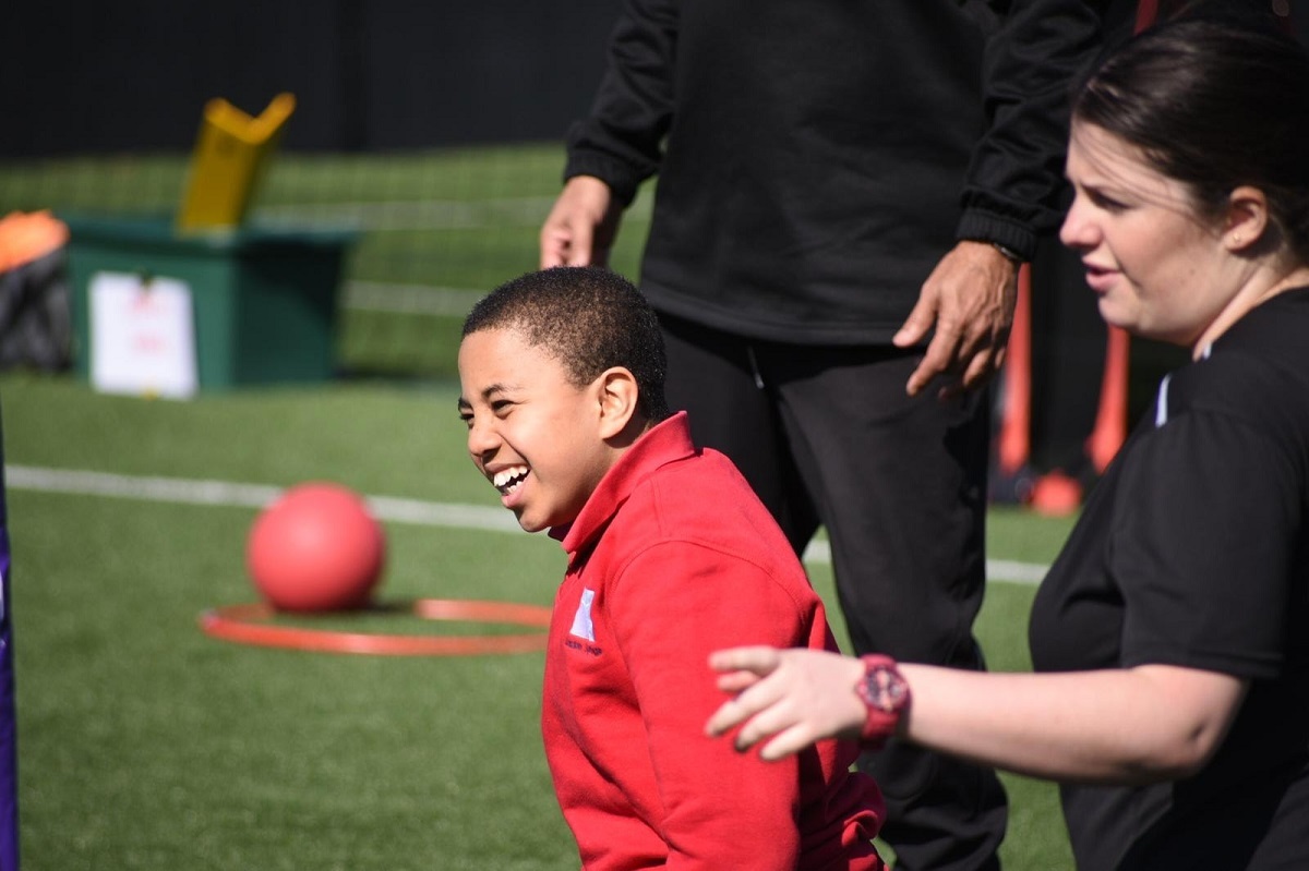Fun and games - youngsters enjoyed a Disability4Sport Easter camp at PlayFootball Colchester