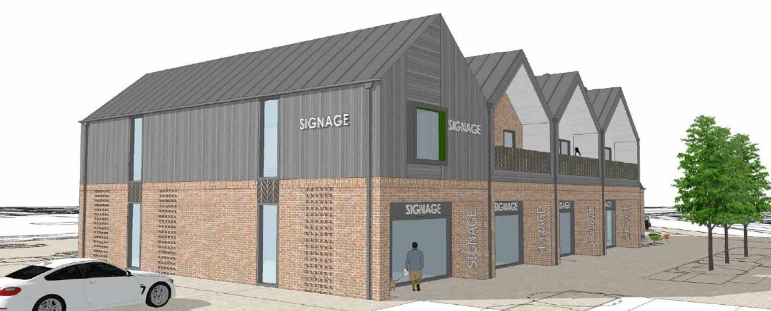 Designs - how the new commercial building could look. Picture: From the planning application